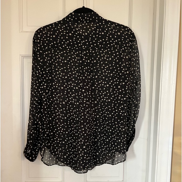 Theory Button Down Blouse - Picture 2 of 6